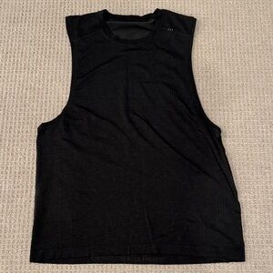Lululemon Men's Black Sleeveless Tank